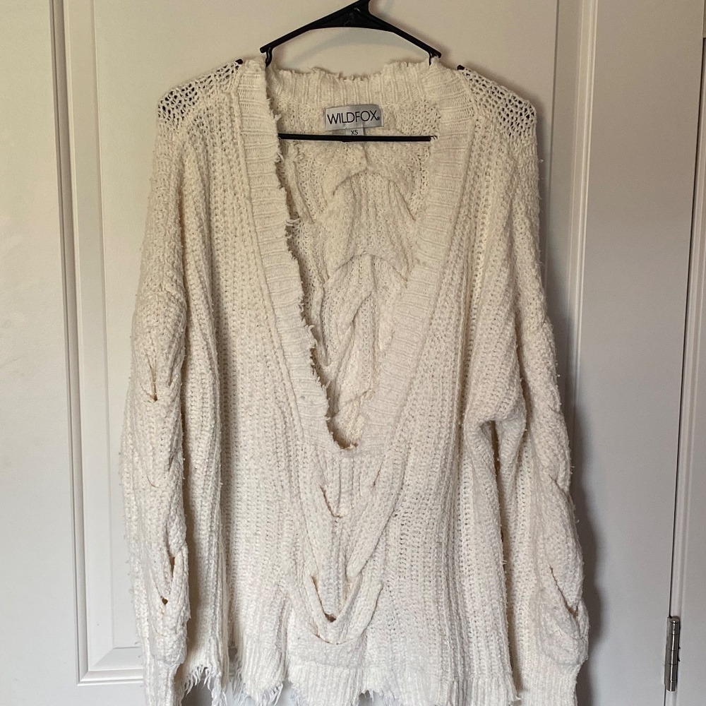 WildFox Braided Sweater